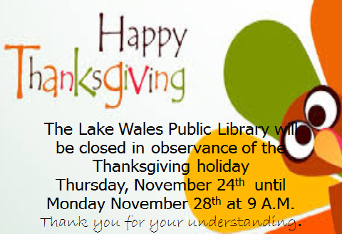 Thanksgiving closure